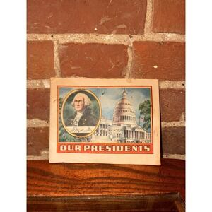 1930s Dr. Miles Alka Seltzer Presidents Booklet